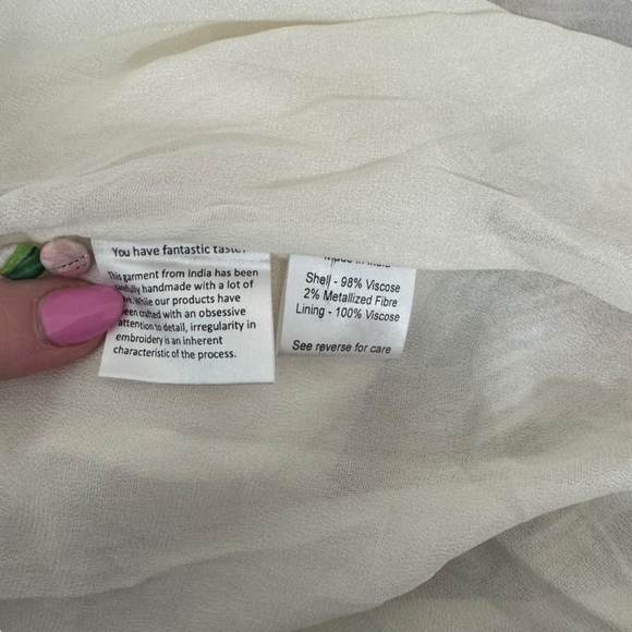 Roccoco Sand - Lulu Floral Racerback Maxi Dress Sz L - Picture 8 of 9